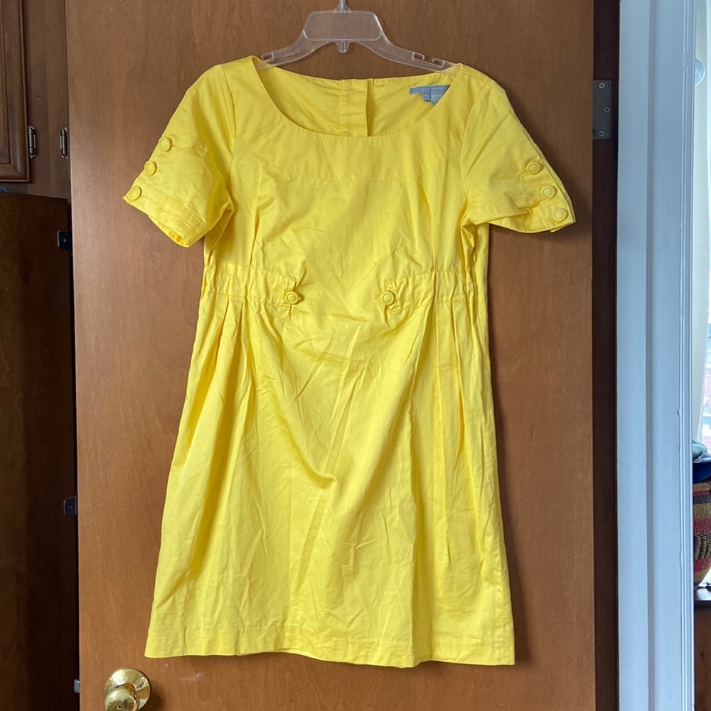 Zara Woman vintage inspired yellow dress